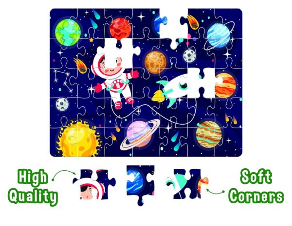 Jam & Honey 4 in 1 Adventure - Puzzles for Kids | 35-Piece Puzzles | Educational Toy for Cognitive Development | Vibrant Colors - Image 10