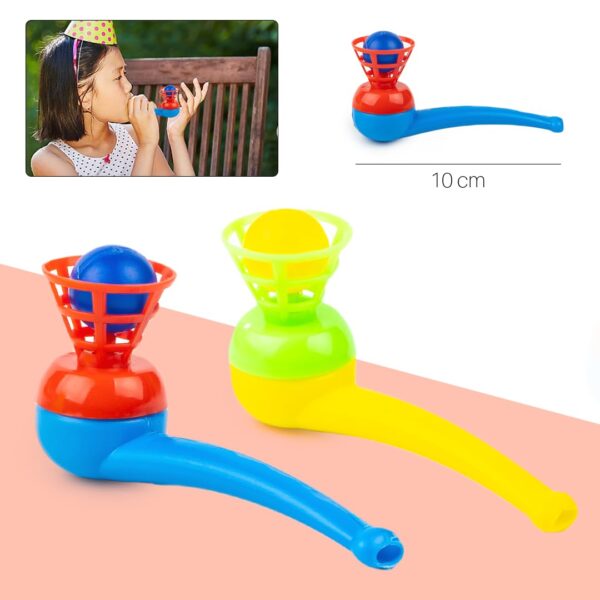 Ratna's Magic Blow Pipe Set of 2 Floating Ball Creative Magic Blowing Ball Toy Party Game for Kids & Adults - Image 6
