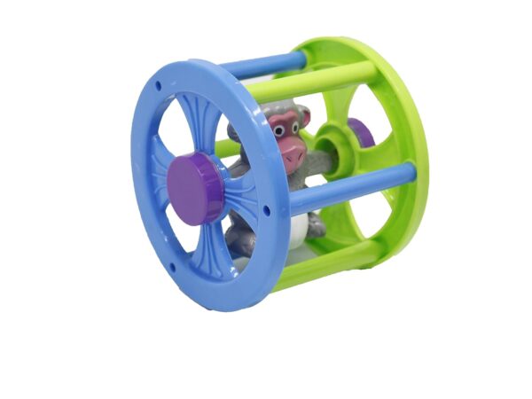 Ratna's Rolling Monkey for Infants. Roll it Ahead and it Will Come Back to You. - Image 3