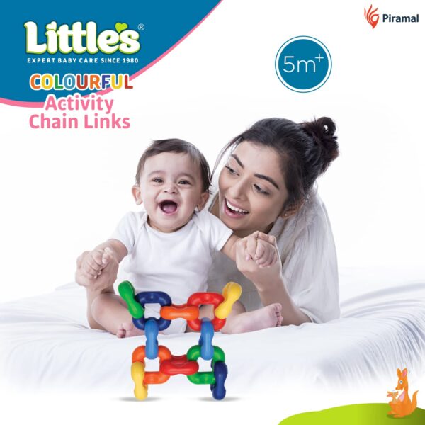 Little's Colourful Activity Chain Links | Educational Toys for Kids | Helps Develop Hand - Eye Coordination & Motor Skills | Multi-Color Toddler Activity Toys | Baby Toys - Image 5