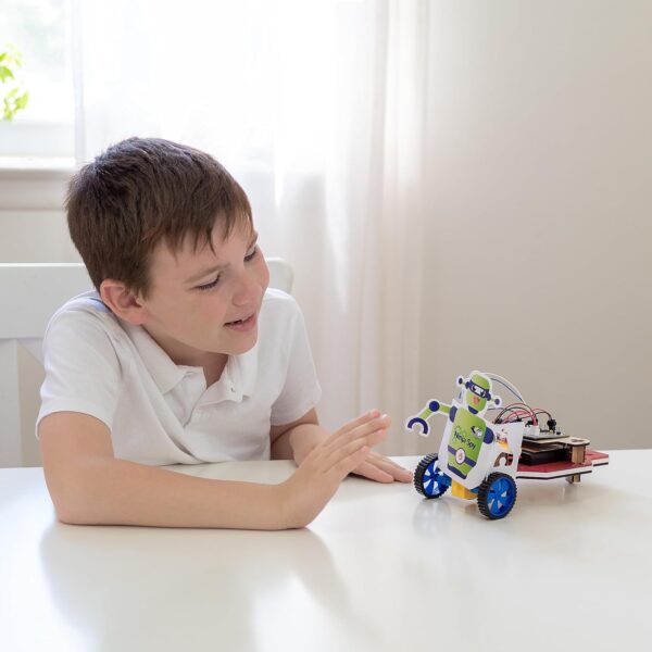 Butterfly EduFields 10in1 STEM Robotics kit | Robot Toys for Kids Ages 8 9 10 11 12 Years Old Boys Girls | 50+ Parts, Electronics Sensor Modules | No Coding Required | Birthday Gift for Kids Ages 8+ - Image 4