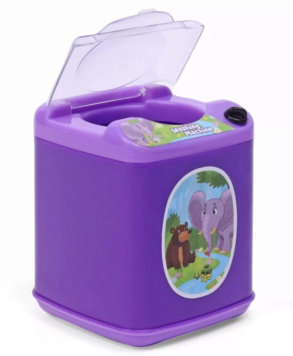 Ratna's Washing Machine Toy (Non Battery Operational) Role Play Household Toys for Kids (Purple Colour) - Image 4