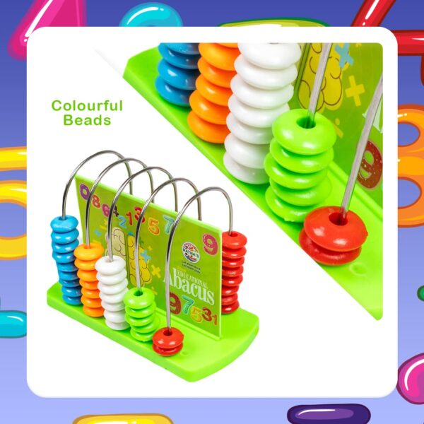 Ratna's Ratnas Educational Abacus Junior for Kids to Learn to Count, Add & Subtract with Colourful Beads - Image 8