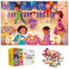 The Puzzl Co- Set of 2 Jigsaw Puzzles Game - for Kids 5+, Vacation Theme (Beach & Contryside), 48 Pcs Each, 18”x12”,Educational Activity, Colorful,Unique Characters, Cardboard, Birthday Gift - Image 2